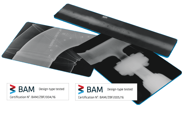 BAM certified to DIN EN ISO 11699-1:2012 and ASTM E1815-08